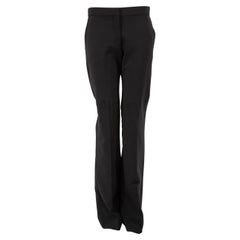 Victoria Beckham Black Flared Leg Trousers Size S