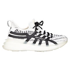 John Galliano Newspaper Print Trainers Size IT 38