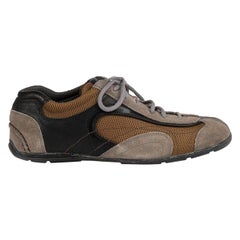 Prada Monte Carlo Suede Nylon Trainers Size UK 6