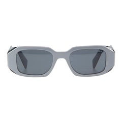 Prada Grey Rectangular Frame Sunglasses
