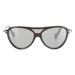 Moncler Black Mirror Pilot Sunglasses