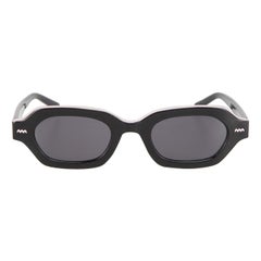 Missoni M Missoni Black Geometric Oval Sunglasses