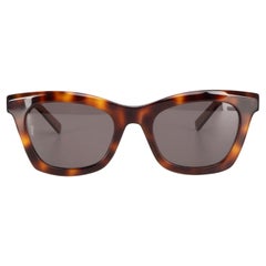 Missoni M Missoni Brown Tortoiseshell Square Frame Sunglasses