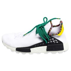 Pharrell Williams x Adidas White Fabric Human Body NMD Sneakers Size 40 2/3