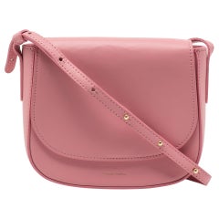 Mansur Gavriel Light Pink Leather Mini Crossbody Bag
