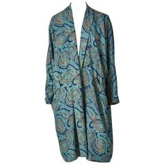 Jean Muir Silk Liberty Print Robe/Coat