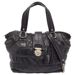 Dolce & Gabbana Black Leather Miss Very Sexy Tote