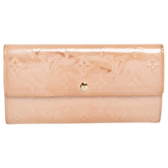 Louis Vuitton Noisette Monogram Vernis Sarah Wallet