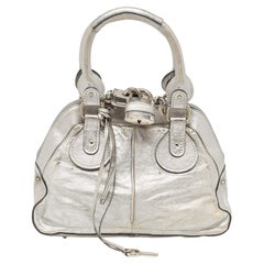 Chloe Silver Leder Paddington Schulranzen