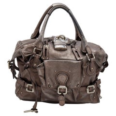 Chloe Metallic Brown Leder Paddington Schulranzen