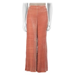 STAUD Rosa Samt-Hose mit Wildbein-Hose mit Wildbein Größe XS