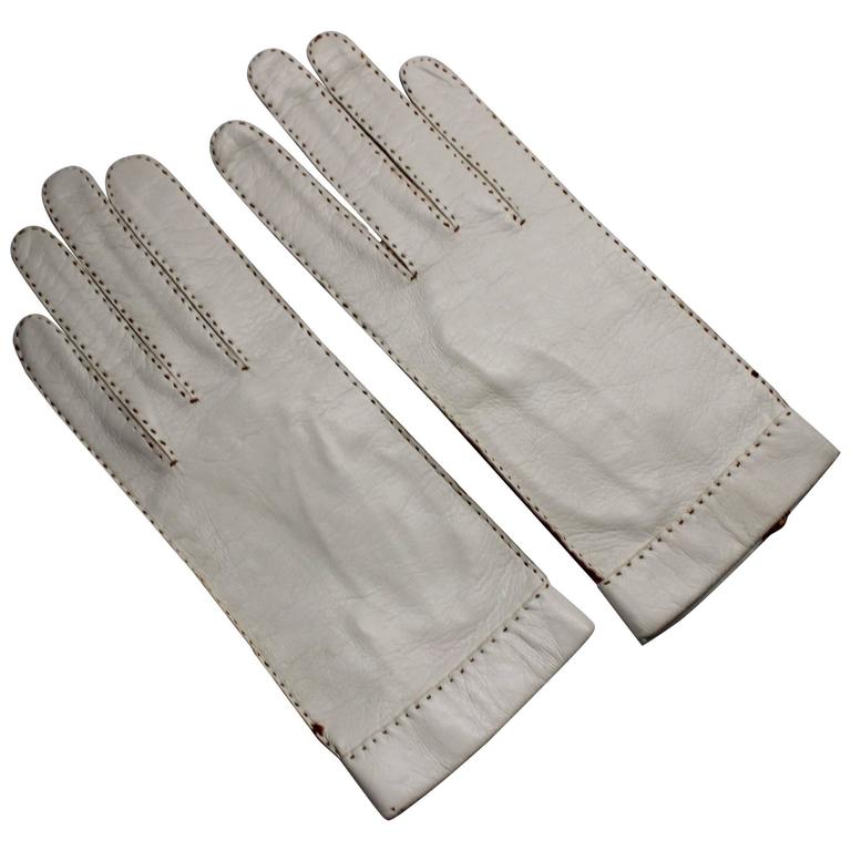 Vintage Mark Cross White and Tan Gloves with Original Box For Sale at  1stDibs | cross english gloves, mark cross gloves, cross gloves london