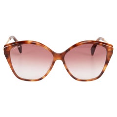 Lanvin Brown & Purple Gradient Sunglasses