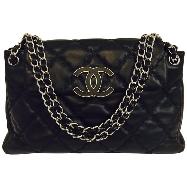 Chanel - Hampton CC Accordion Quilted Bag Noir