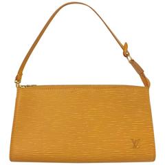 Louis Vuitton Epi Pochette Accessories 21 Tassil Yellow