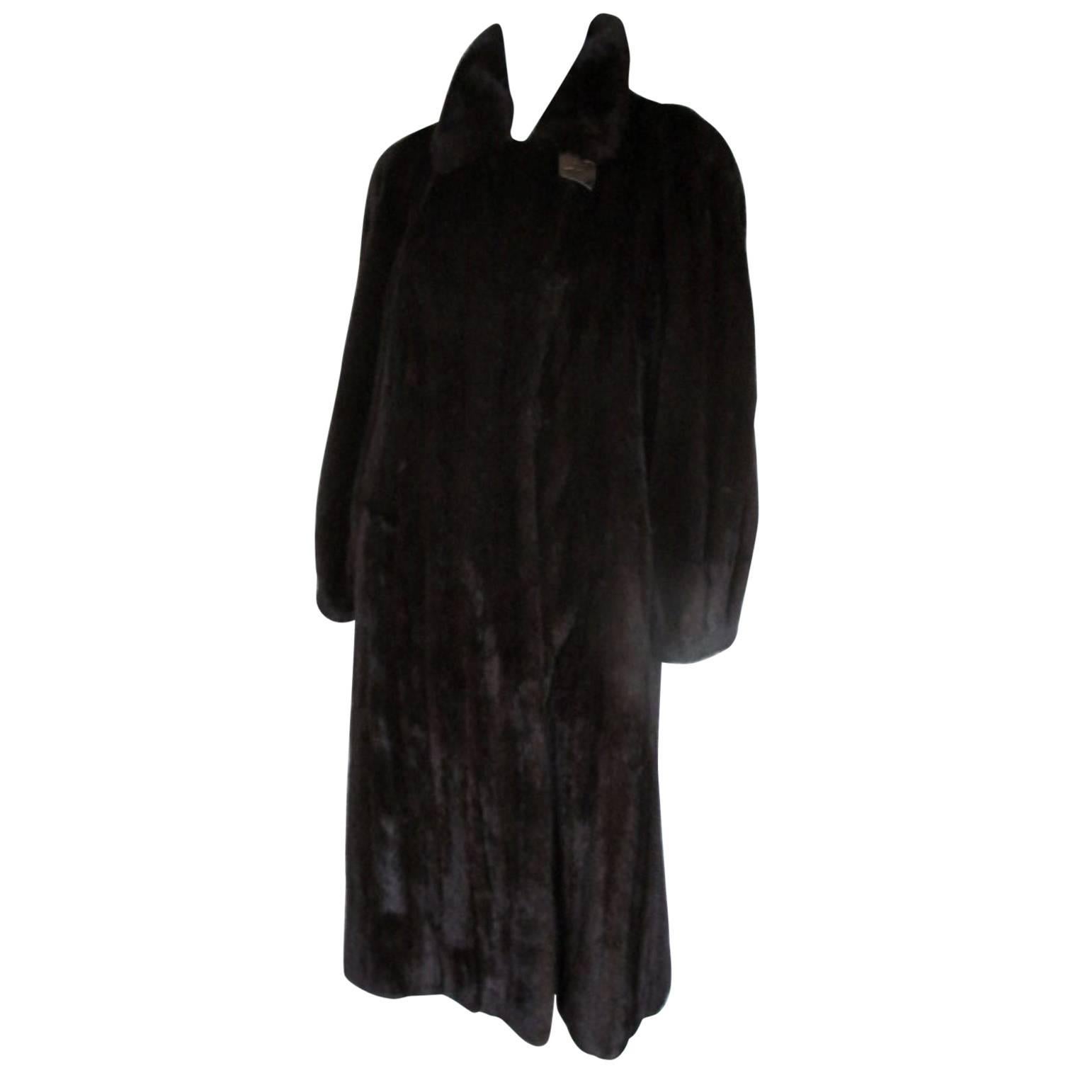 Exclusive Long Mink Fur Coat