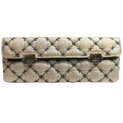 Fendi white sequins clutch 1