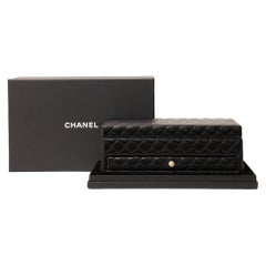 Accessori da Viaggio\ Portagioie Chanel Vanity Case Pearl Trapuntato Nero