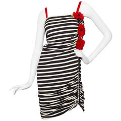 Vintage 1990s Jean Paul Gaultier Sailor Stripe Dress  