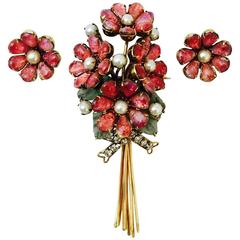 Marvelous Iradj Moini Brooch and Earrings 11