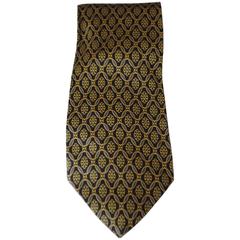 Fendi Blu Green Flower Tie 5