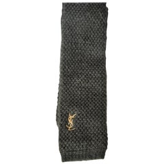 Yves Saint Laurent Green Wool Tie