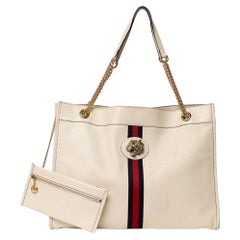 Borsa a Spalla Gucci Rajah Tote Large Beige