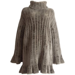 Alaia oversized chenille sweater dress, AW 1991