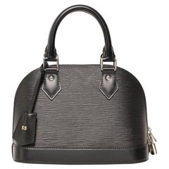 Borsa a tracolla Louis Vuitton Alma BB Epi Nera