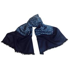 Fabuleuse écharpe en soie et angora d'Hermès pour hommes:: pour un confort douillet les jours de froid