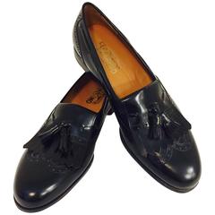 Men's Classic Salvatore Ferragamo Tassel and Fringe Loafers in Size 9 1/2 10