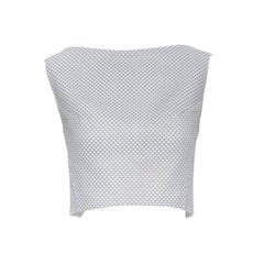 MATICEVSKI 2016 Petal Bodice top sans manches texturé en nid d'abeille AU8 XS