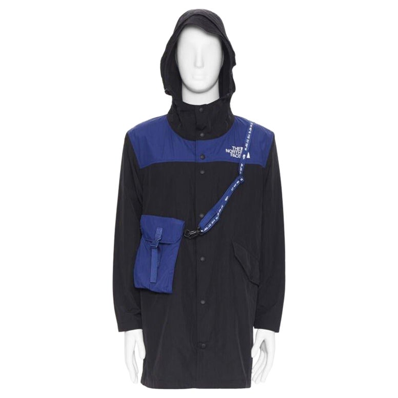 THE NORTH FACE KAZUKI KARAISHI Black Flag Blue Bravo 2 long raincoat S / M en vente
