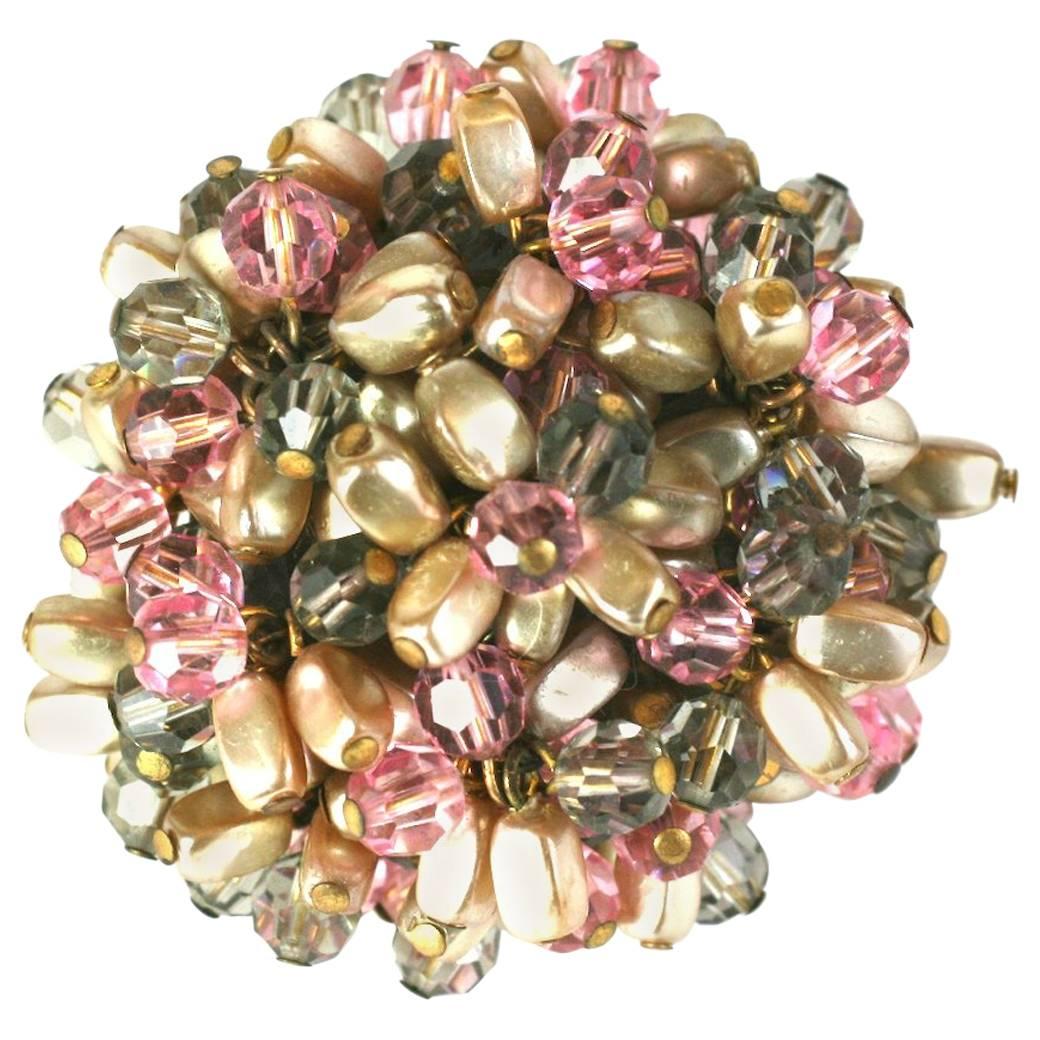  Roger Jean-Pierre  Depose Jeweled Cluster  Depose Clip  For Sale