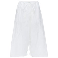 EGG TRADING 100% cotton extreme oversized drawstring waist drop croch pants S