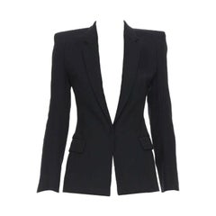 MAISON MARTIN MARGIELA 2007 square cut padded shoulder blazer jacket IT36 XS