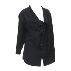 camicia vintage COMME DES GARCONS 1992 asimmetrica con collo scoop e oversize