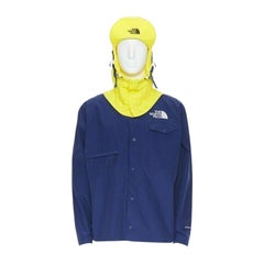 THE NORTH FACE Veste noire de la série KAZUKI KURAISHI KK Charlie Duty avec drapeau bleu XL