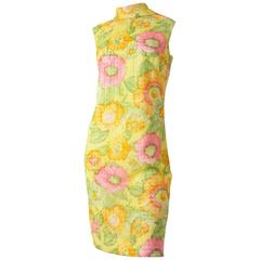60s Lace Flower Power Shift Dress