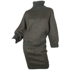 Alaia knit sweater dress