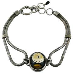 Jean Paul Gaultier Vintage Watch Dial Dog Collar Choker Necklace 1