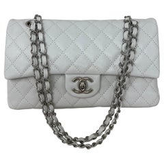 Chanel White Classic Flap Bag
