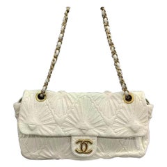 Chanel Paris-Venice Ca D‚ÄôOro Seashell 3D Embroidered Flap Bag Large Off White