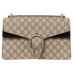 Borsa A Tracolla E A Spalla Gucci Dionysus Medium GG Supreme Nero