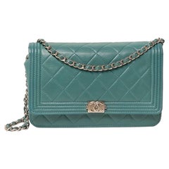 Borsa A Spalla E A Tracolla Chanel Cartera Con Cadena Boy Tiffany