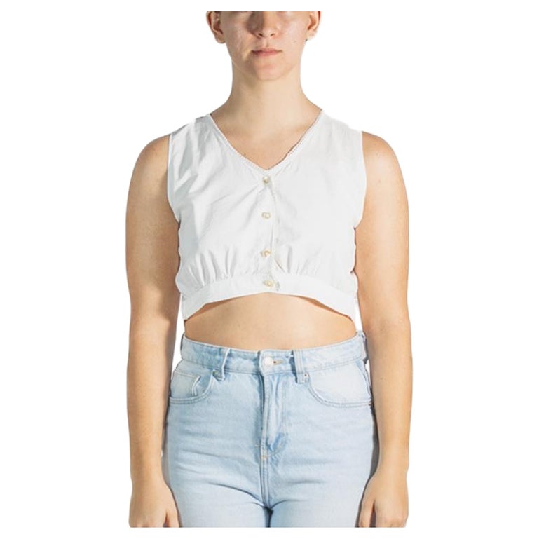 White Pearl Rayon Button Down Blouse
