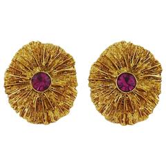 Yves Saint Laurent YSL Vintage Jewelled Clip-On Earrings 10