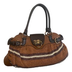 Salvatore Ferragamo Marina shoulder crochet bag