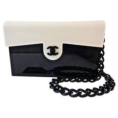 Chanel Plexiglass Bag - 24 For Sale on 1stDibs