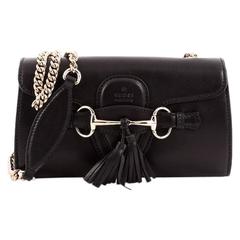Gucci Emily Chain Strap Flap Bag Leather Small